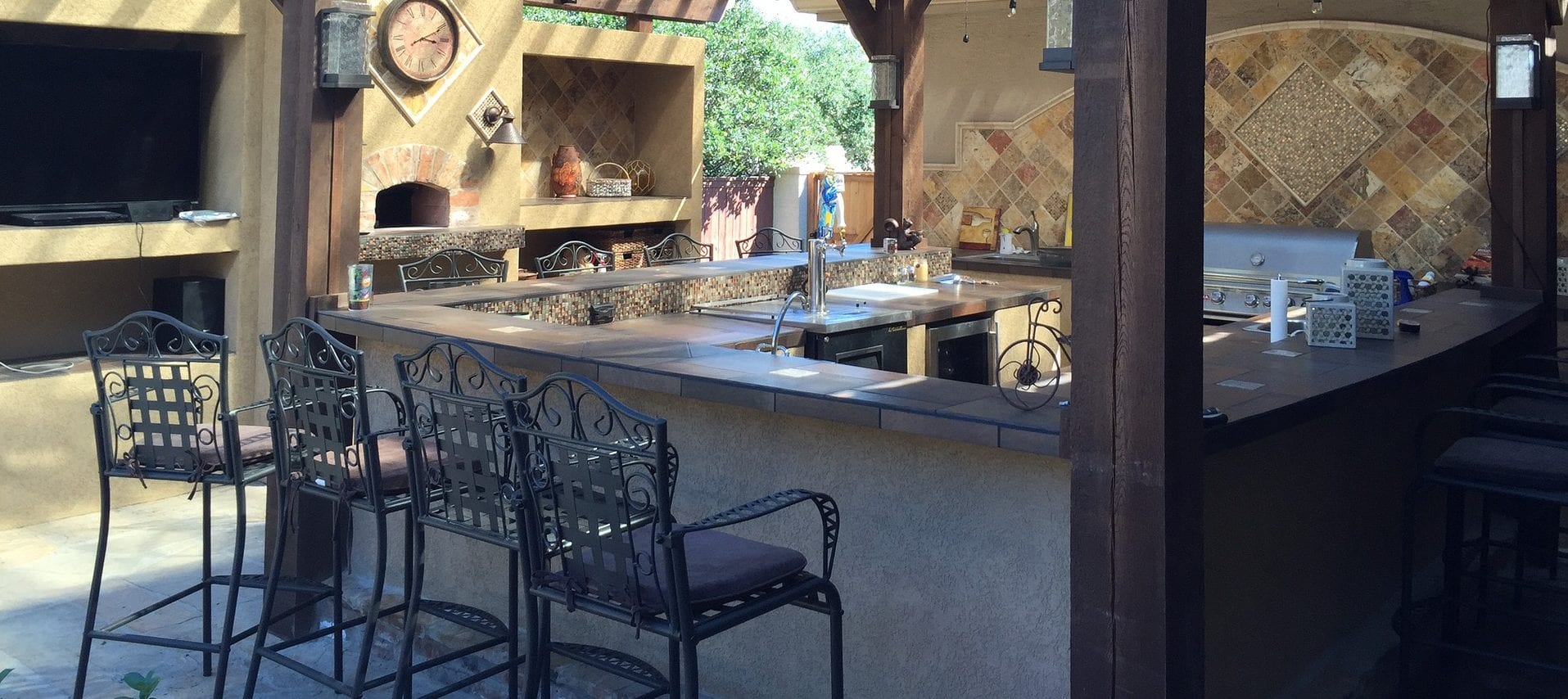 outdoor kitchens