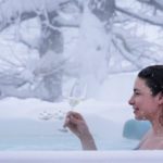 Enjoying a Hot Tub in Winter