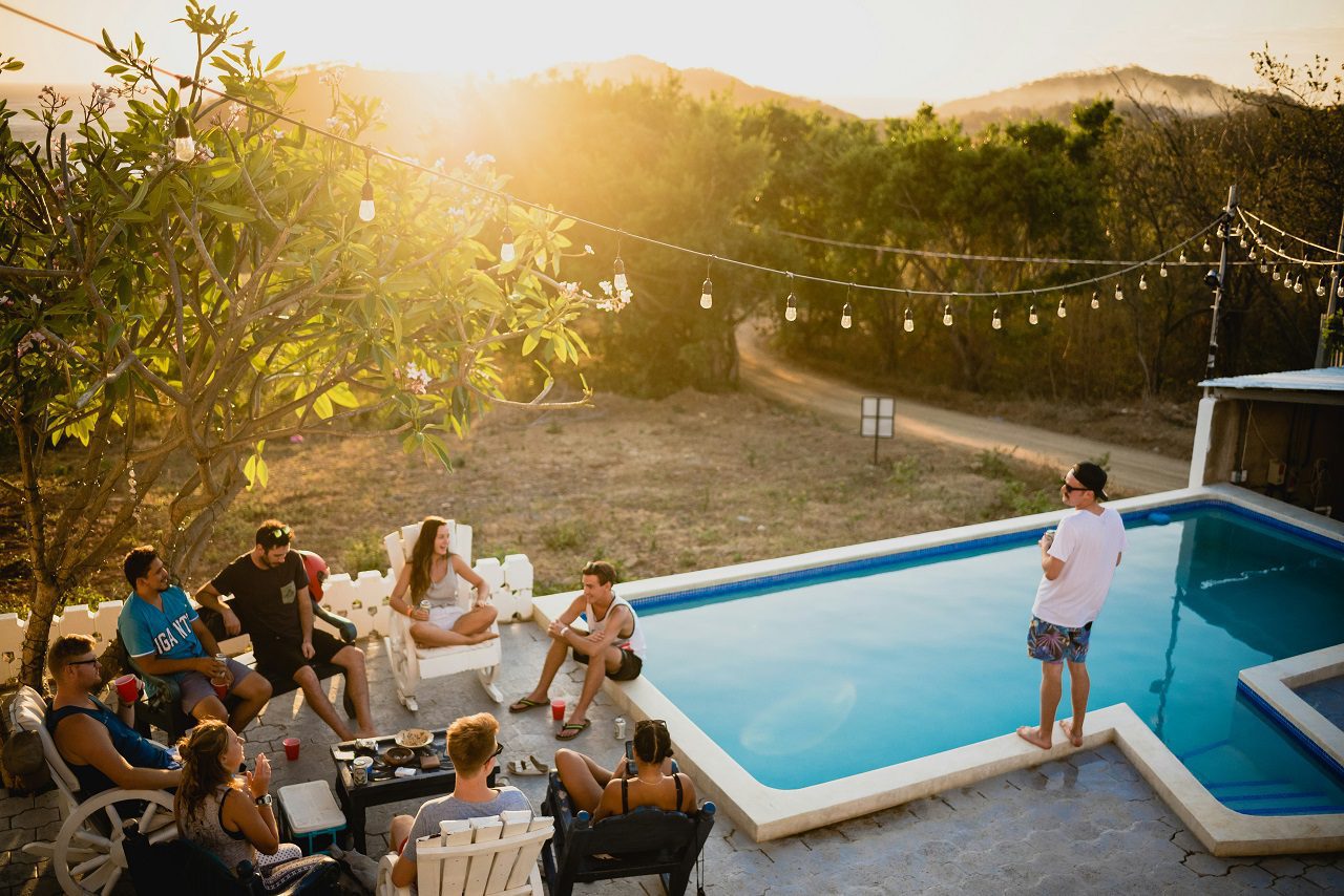 backyard pool